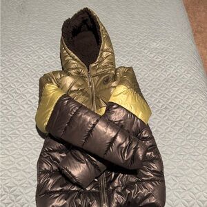 Body Glove Kids Puffer Jacket in Olive and Black